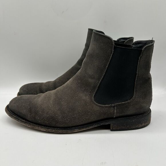 Thursday Boot Company Gray Suede Boots - Picture 1 of 8